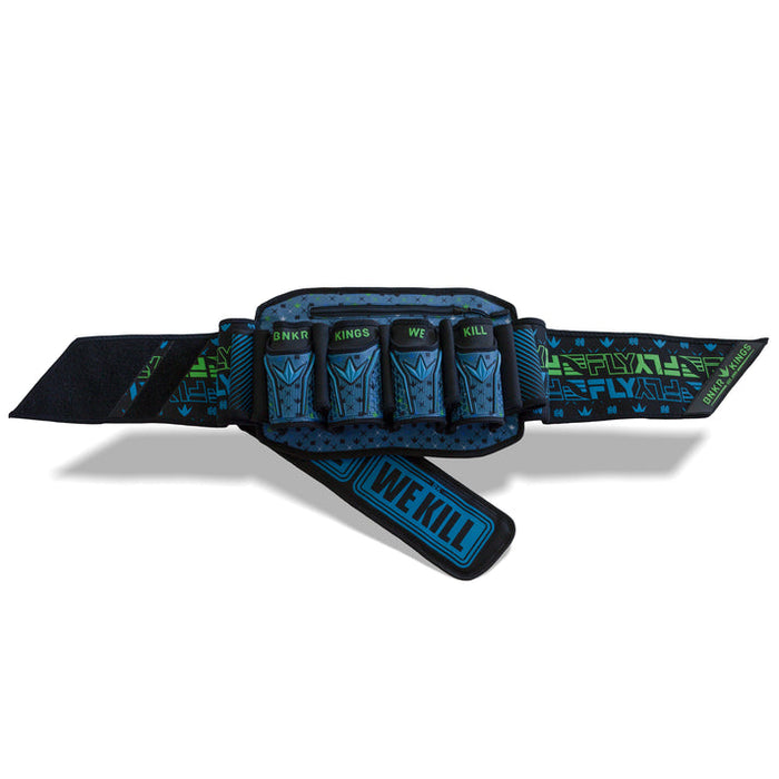 Bunkerkings Fly2 Pack Paintball Harness - 4+7 Royal Teal