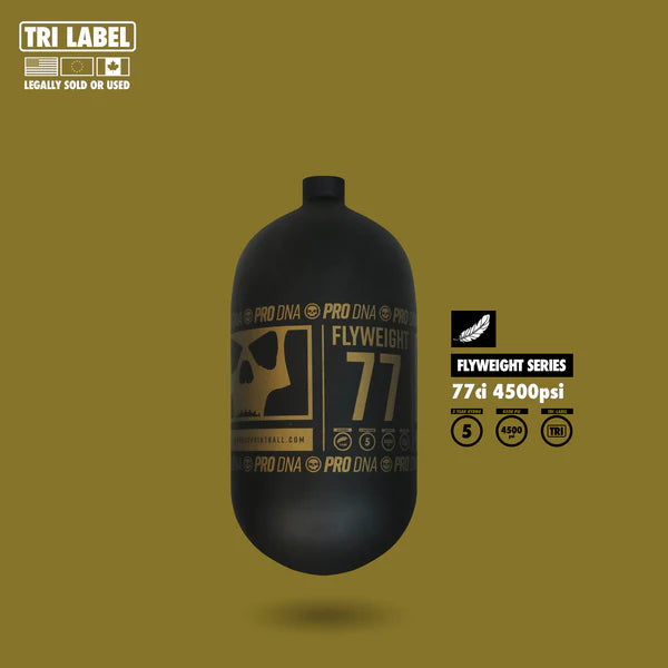 PRO DNA FLYWEIGHT AIR TANK 77ci -  (BOTTLE ONLY)