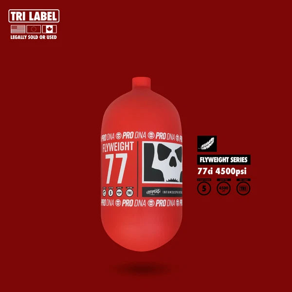 PRO DNA FLYWEIGHT AIR TANK 77ci -  (BOTTLE ONLY)
