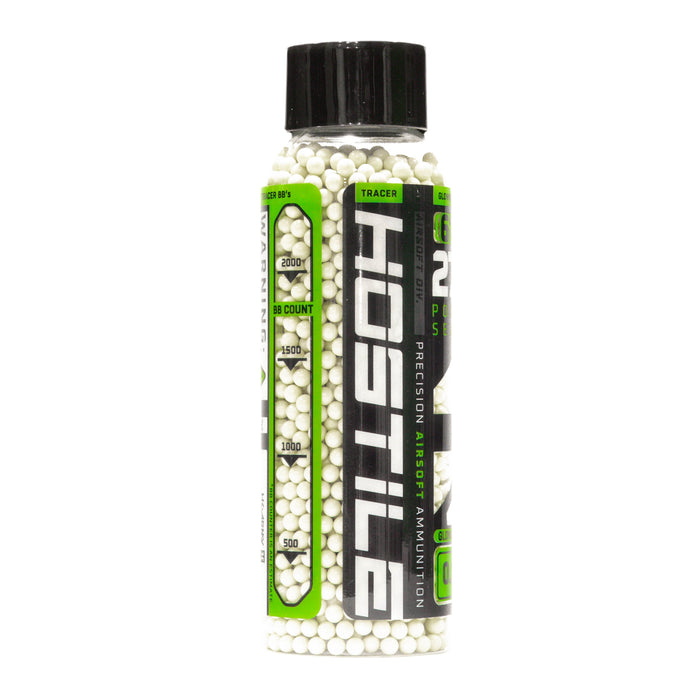 HK Army Hostile Tracer Airsoft BB's - .28g - 2700ct - Green