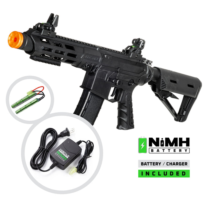 Hostile AEG Kit - RAZE CARBINE AEG Airsoft Gun +(Includes 9.6v Nunchuck & Charger)