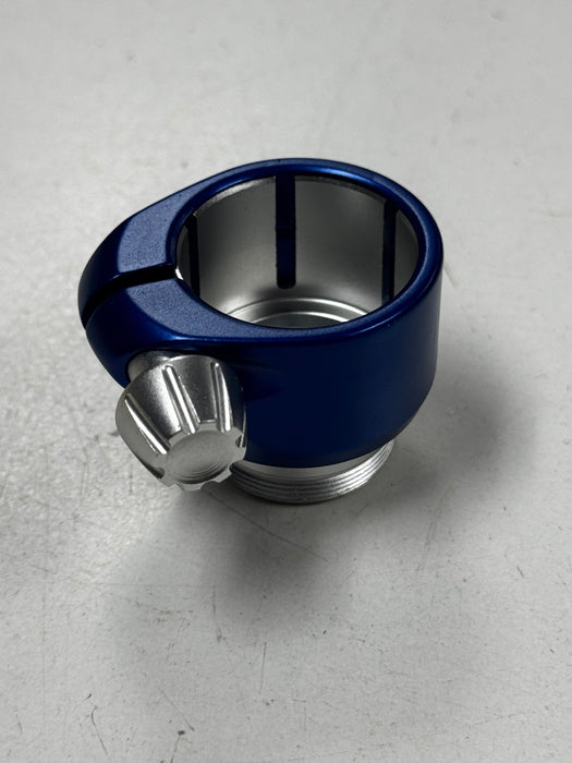 DYE DM6 CLAMPING FEEDNECK BLUE SILVER PROTO MATRIX PMR DM7 DM8 DM9 PM6 PM7 PM8