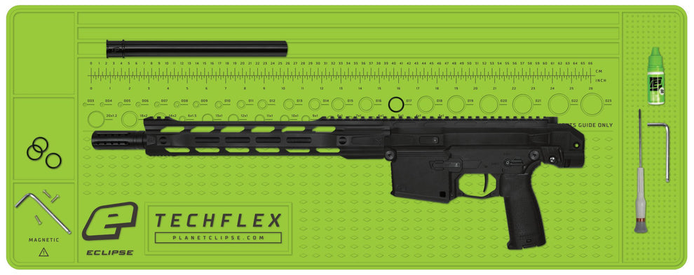 Planet Eclipse XL Magnetic Tech Mat - Lime Green