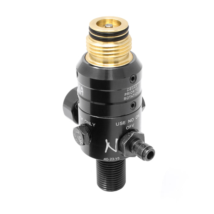 Ninja Pro V3 Adjustable Tank Regulator - Brass/Black - 4500 PSI