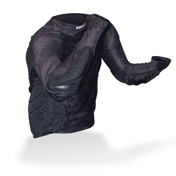 Virtue Breakout Padded Compression Long Sleeve Paintball Shirt - Black