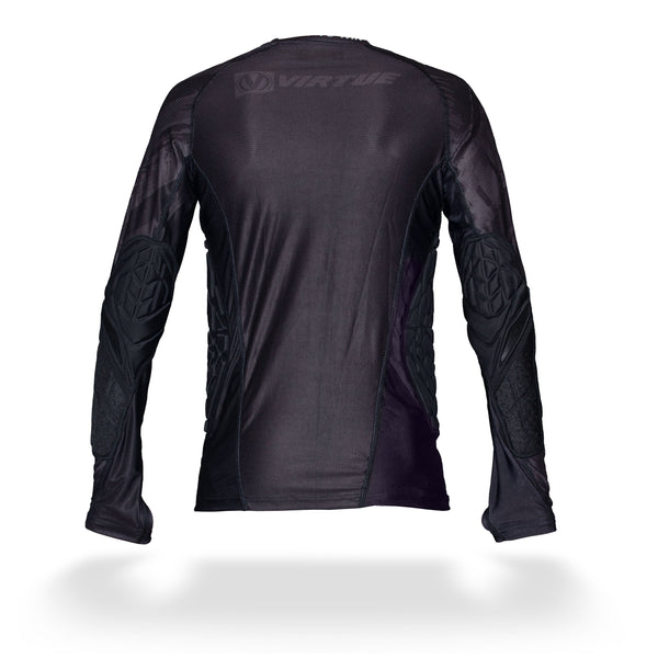 Virtue Breakout Padded Compression Long Sleeve Paintball Shirt - Black