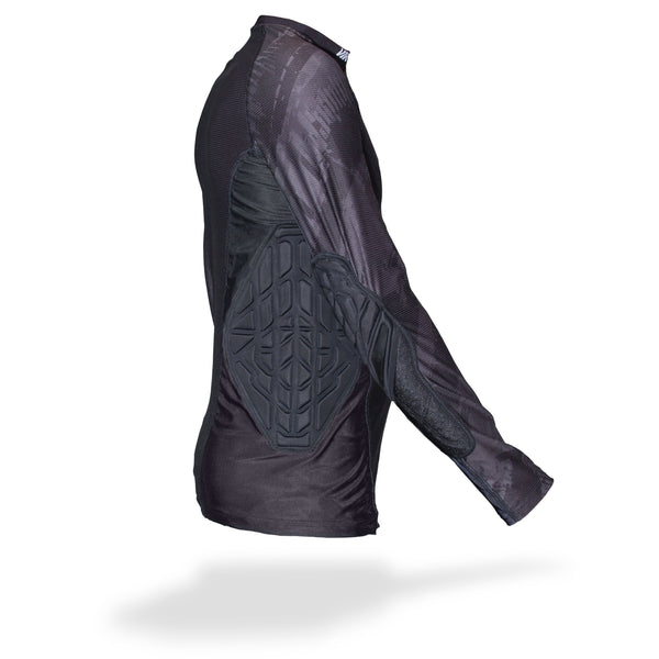 Virtue Breakout Padded Compression Long Sleeve Paintball Shirt - Black