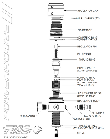 POWERHOUSE TKO REGULATOR - MID BODY-SS