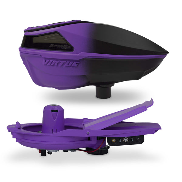 Virtue Spire V Paintball Loader - Purple Black Fade