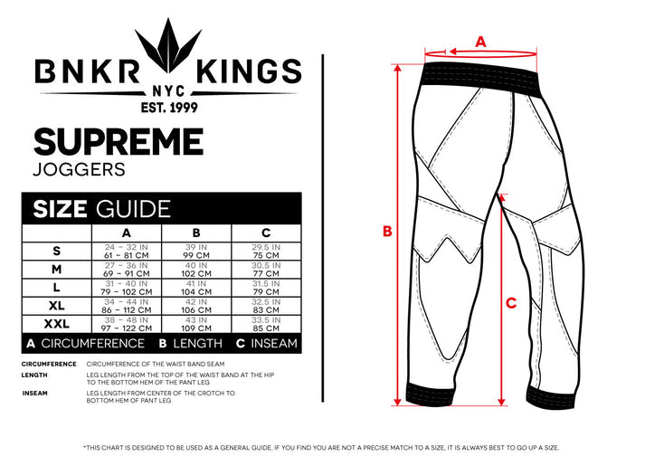 Bunkerkings Supreme Jogger Paintball Pants - Royal Black