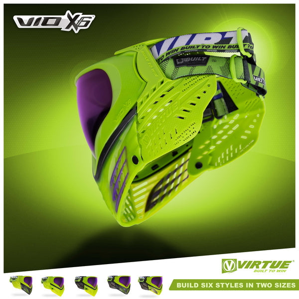 Virtue VIO X6 Goggle - Acid Black