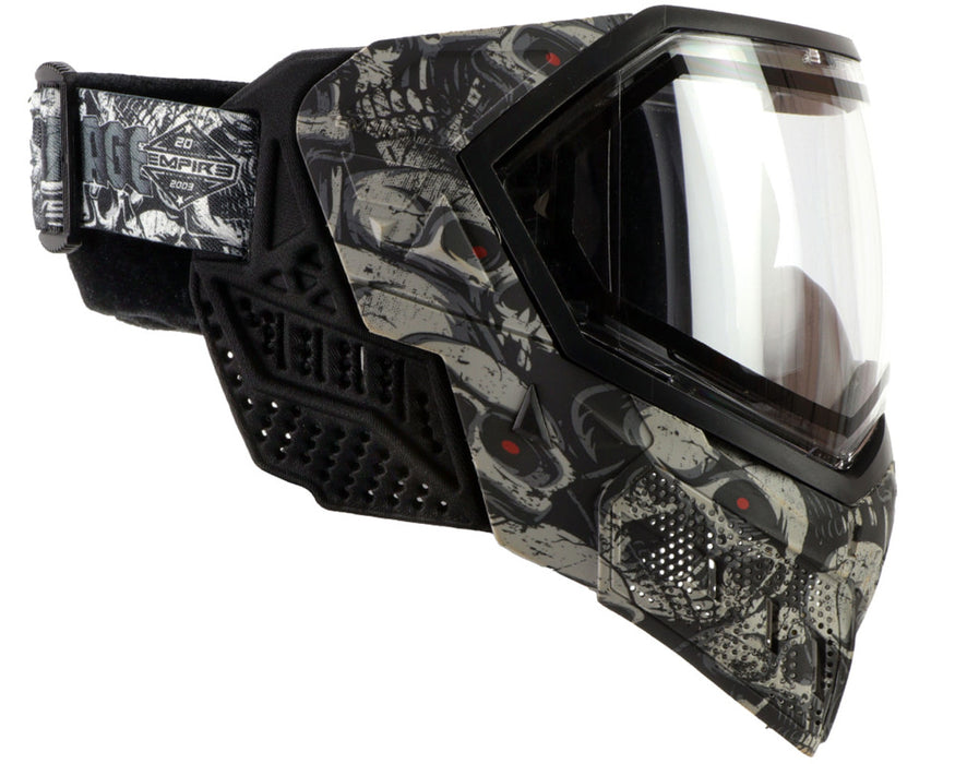 EMPIRE EVS PAINTBALL MASK W/ ADDITIONAL LENS - Tampa Bay Damage Skull Edition (21745)