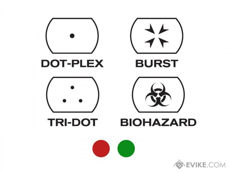 Evike Panorama Red / Green Dot (Type: Spec. Ops Reticle / Black)