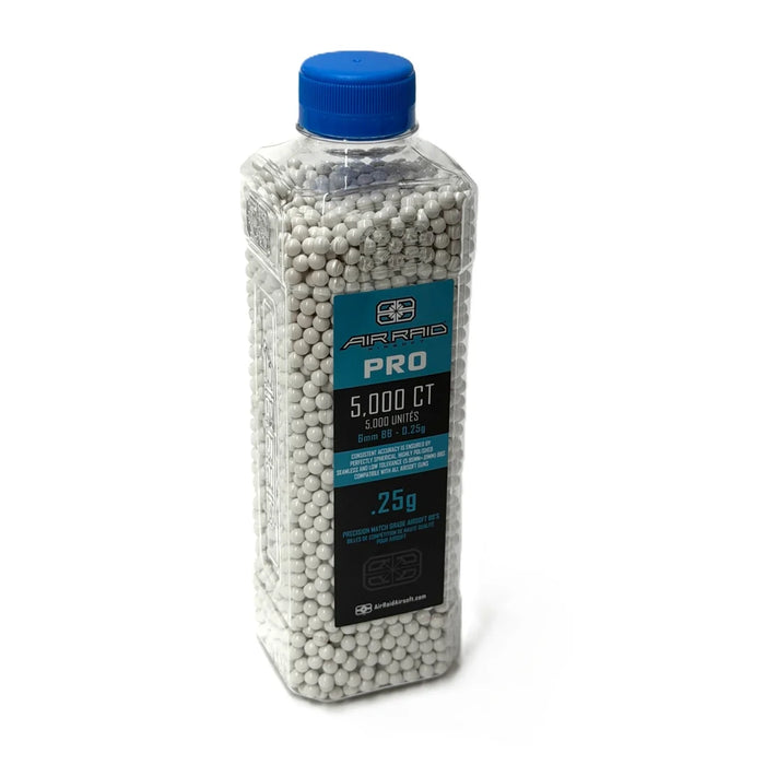 Air Raid Pro .25g Airsoft BB's - 5,000 Count