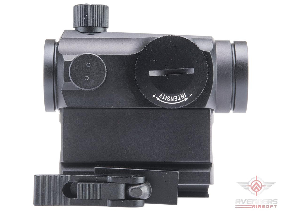 Avengers T1 Micro Reflex Red & Green Dot Sight / Scope w/ QD Riser (Color: Black)