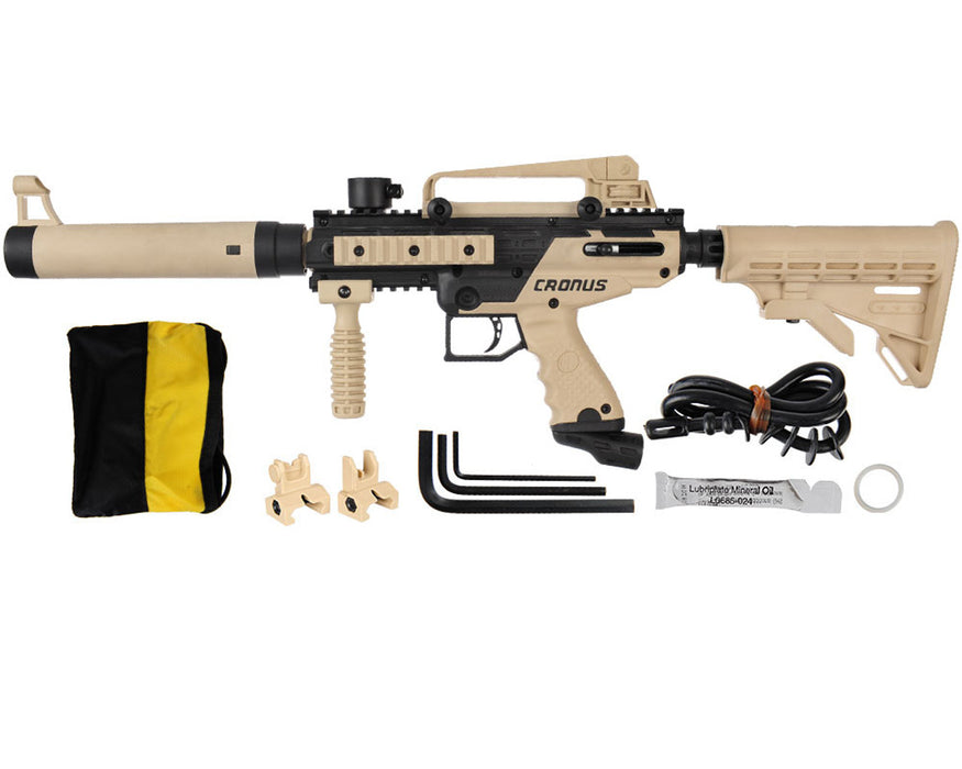 TIPPMANN CRONUS PAINTBALL GUN - TACTICAL EDITION - TAN/BLACK