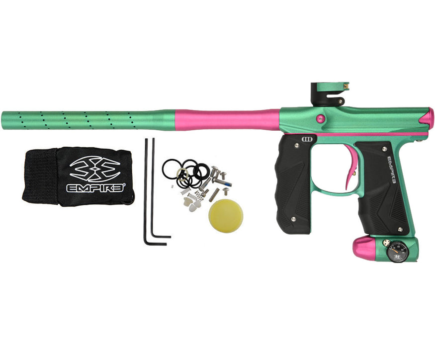 Empire Mini GS Paintball Gun w/ 2 Piece Barrel - Dust Teal/ Dust Hot Pink (17353)