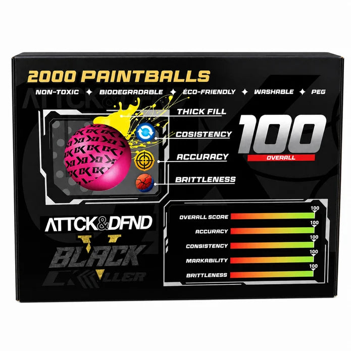 CK Black Advance 2,000 Round Paintball Case - ( .68 Caliber )