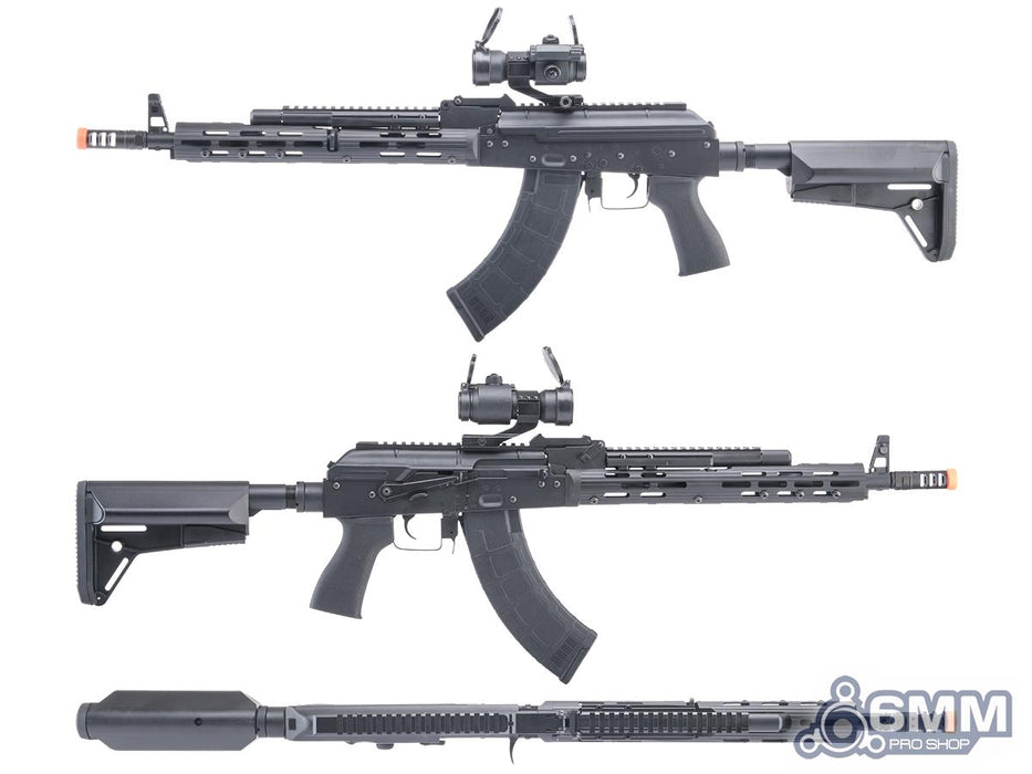 6mmProShop AK Spetsnaz Op. Airsoft AEG Rifle w/ Steel Receiver & M-LOK Handguard by CYMA (Color: Stamped Receiver)