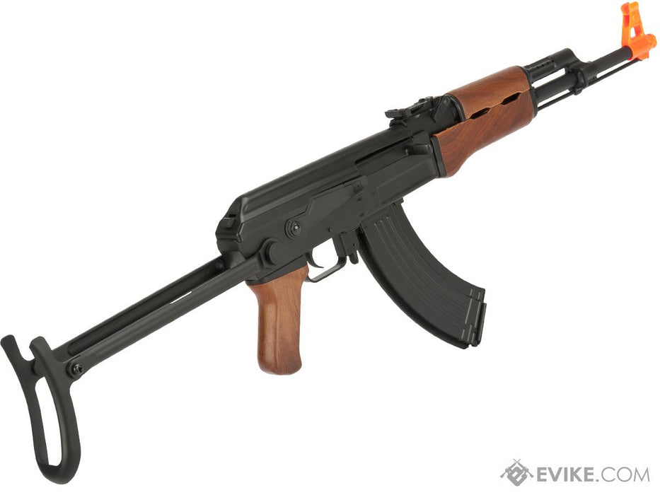 CYMA Sport AK47S Under-Folding Airsoft AK47 AEG Rifle - Simulated Wood Furniture (Package: Gun Only)