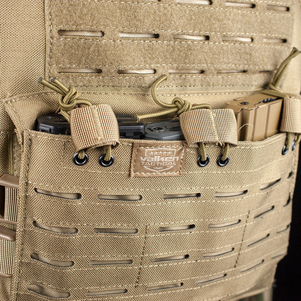 VALKEN LC PLATE CARRIER WITH INTEGRATED MAGAZINE POUCHES