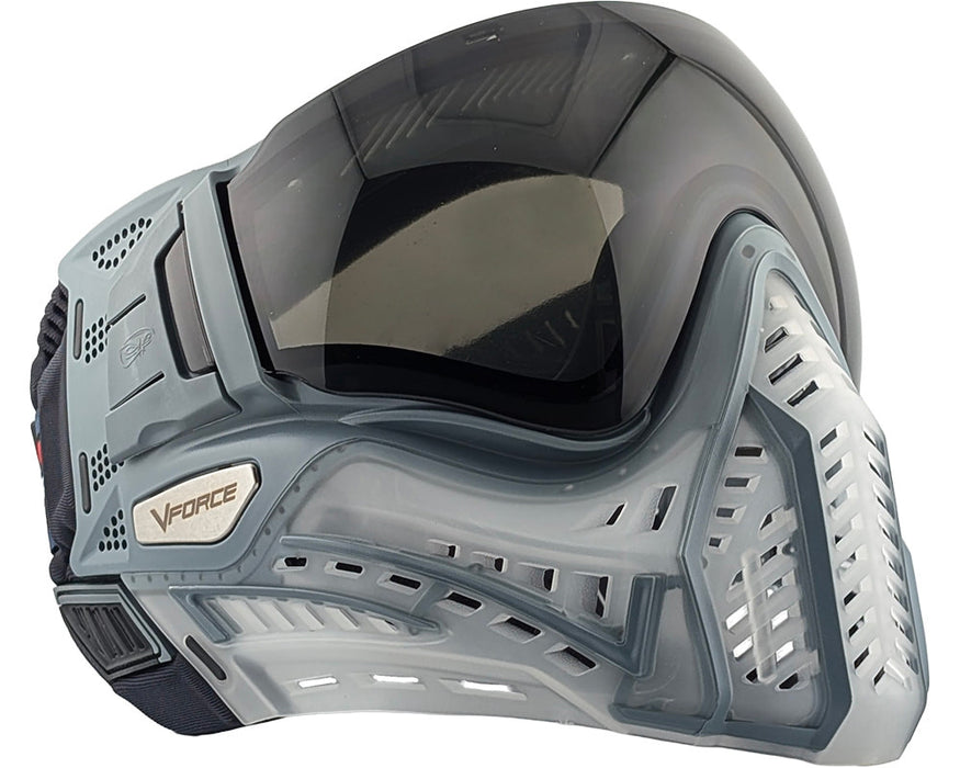 V-Force Profiler 2.0 Paintball Mask - Fighter Series Slider Gray