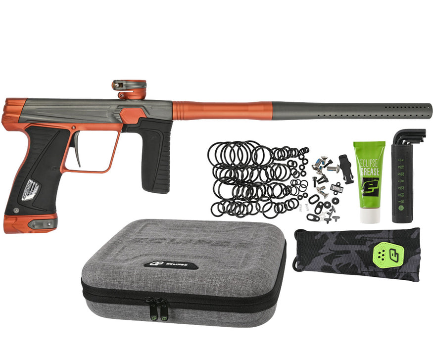 PLANET ECLIPSE GTEK 180R PAINTBALL GUN - EMBER STORM GREY/ORANGE