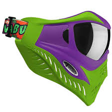 V-Force Grill Paintball Mask Cowabunga Series - Purple On Green # 201