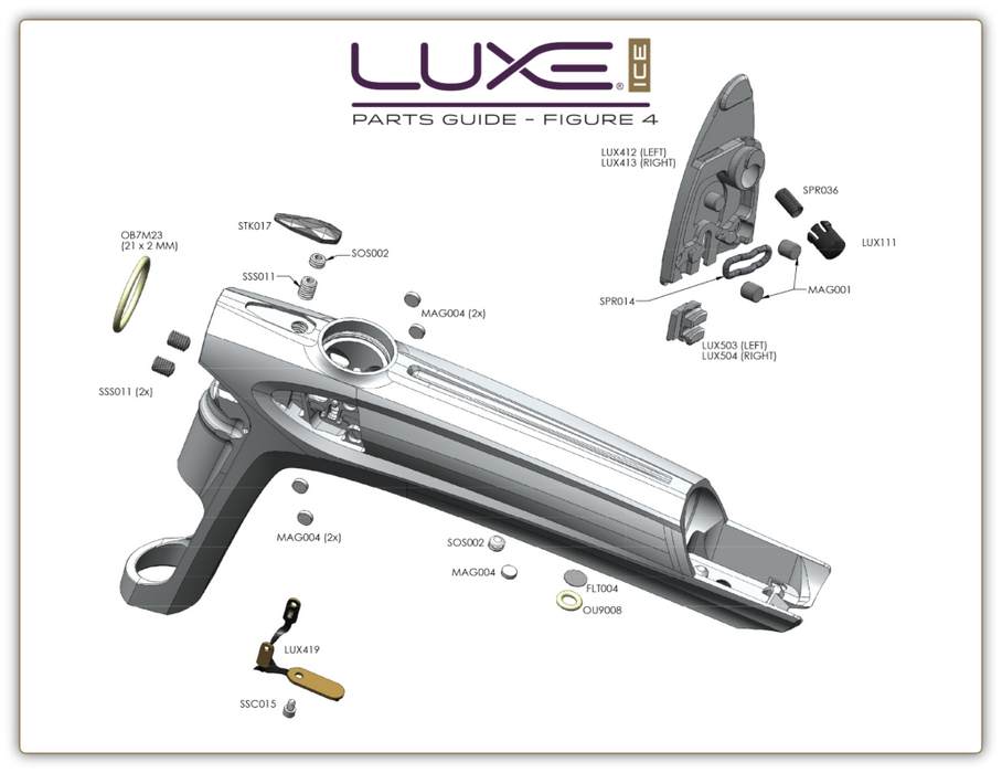 DLX Luxe Spring Eye Cover Latch - (SPR014)