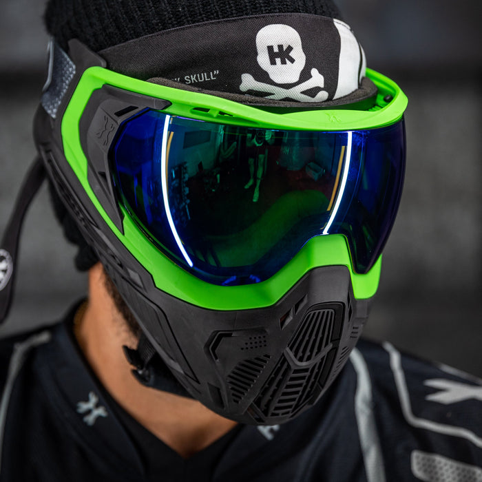 HK Army SLR Goggle Journey Black/Green w/Aurora Green Lens