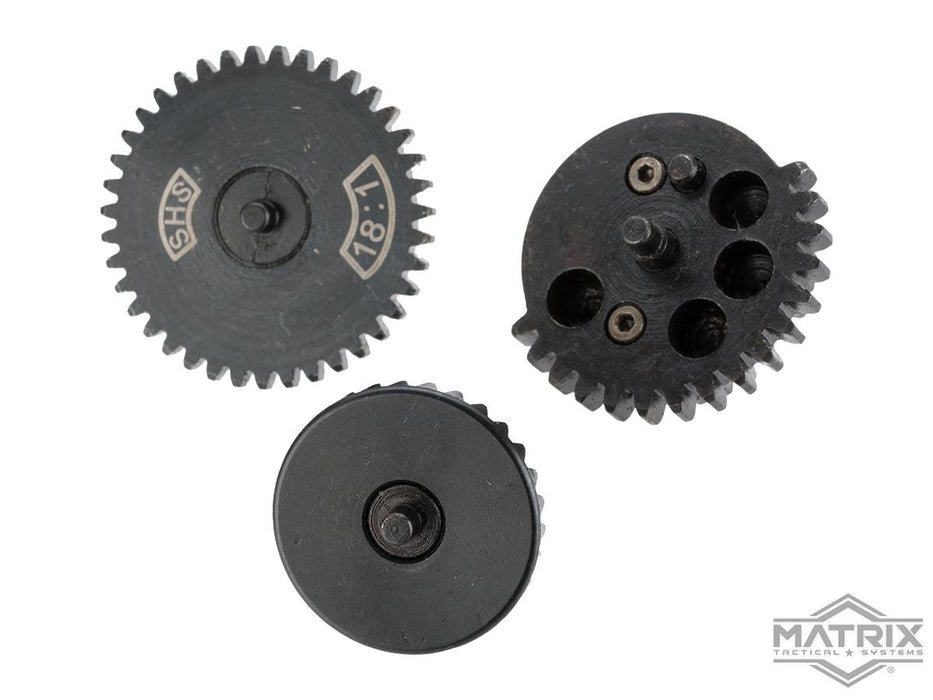 Matrix CNC Machined Steel Airsoft Gear Set (Ratio: 18:1)