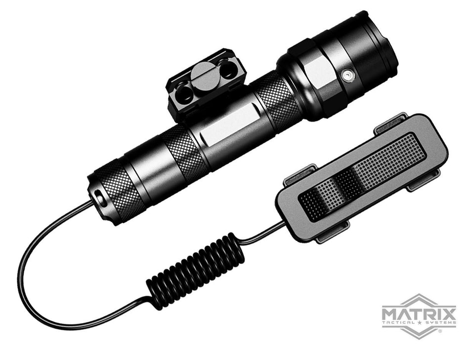 Matrix Tactical Combat Flashlight and Laser w/ Pressure Switch (Model: Picatinny)