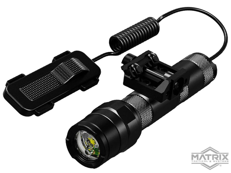 Matrix Tactical Combat Flashlight and Laser w/ Pressure Switch (Model: Picatinny)