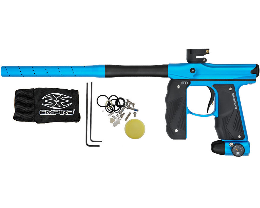 Empire Mini GS Paintball Gun w/ 2 Piece Barrel - Dust Blue/ Dust Black (17361)