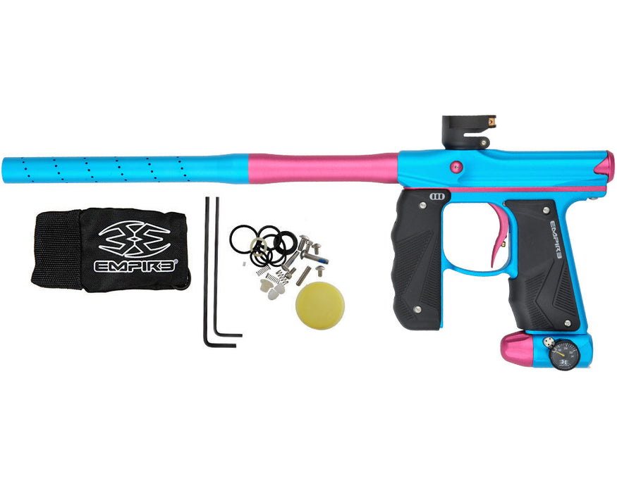 Empire Mini GS Paintball Gun w/ 2 Piece Barrel - Dust Light Blue/ Dust Pink (17384)