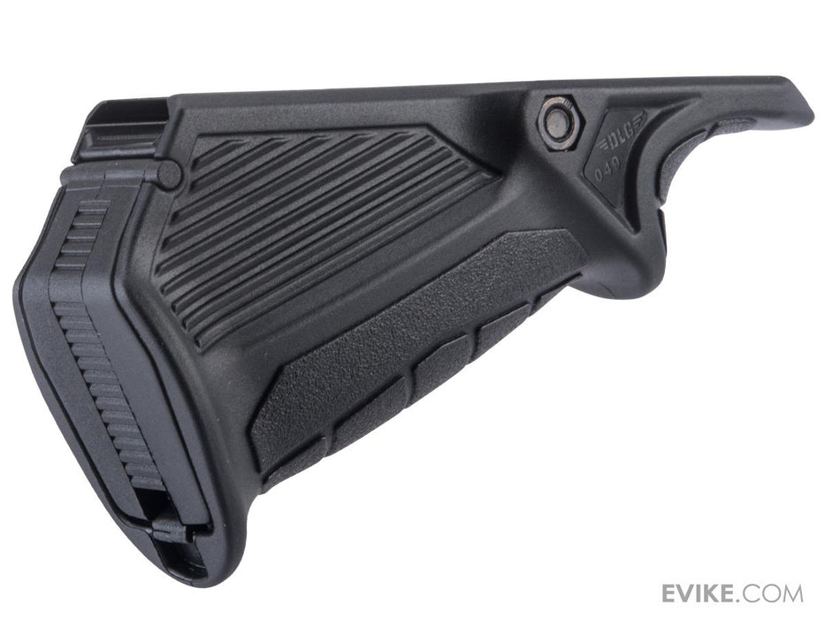 VISM by NcStar Picatinny Ergonomic Angled Foregrip w/ Storage Compartment (Color: Black)