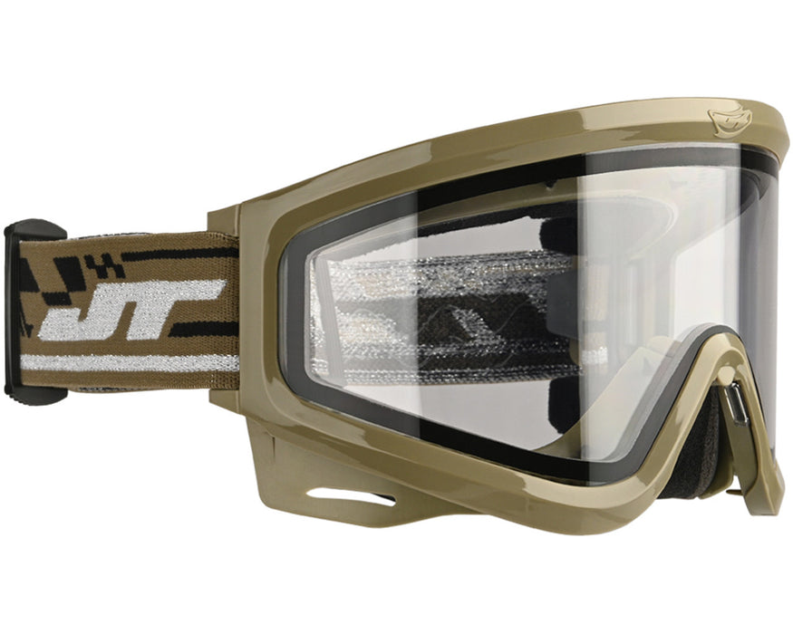 JT QLS Goggle Frame W/ Clear Lens & Strap