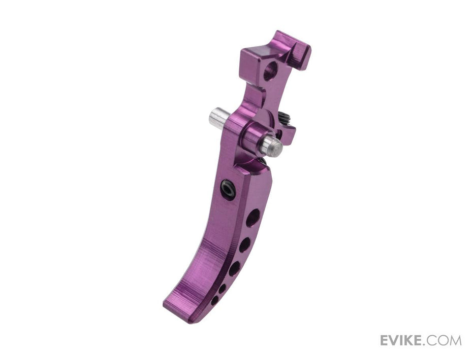 SPEED Airsoft Special Edition 2.0 Externally Tunable Trigger for M4 AEG Airsoft Rifles (Color: Purple / Curved)