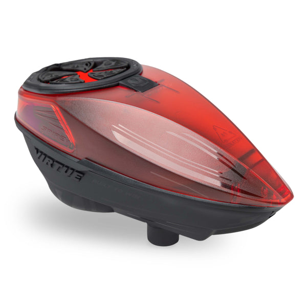 Virtue Spire V Paintball Loader - Dust Crystal Red Black