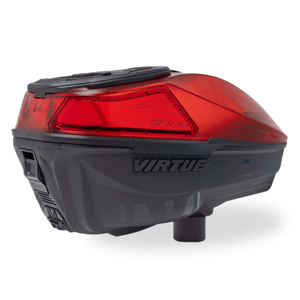 Virtue Spire V Paintball Loader - Dust Crystal Red Black