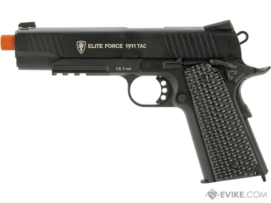 Elite Force Full Metal Gen 3 1911 Tactical CO2 Airsoft Gas Blowback Pistol (Color: Black)