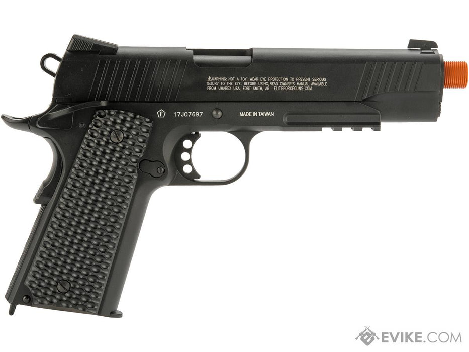 Elite Force Full Metal Gen 3 1911 Tactical CO2 Airsoft Gas Blowback Pistol (Color: Black)