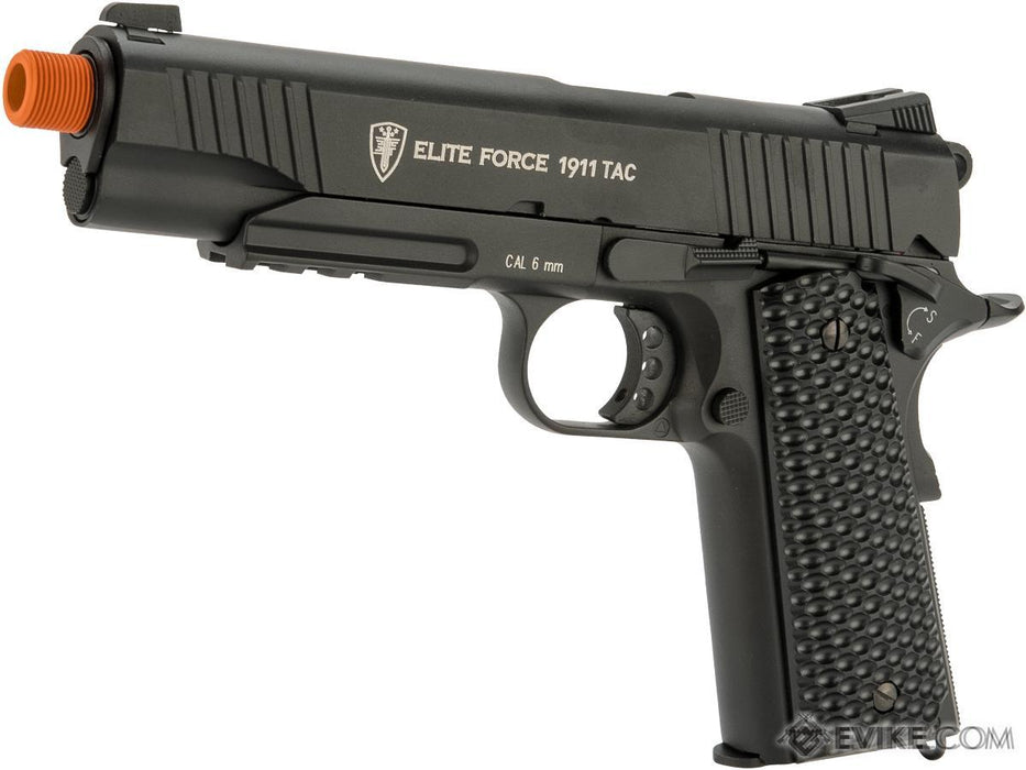 Elite Force Full Metal Gen 3 1911 Tactical CO2 Airsoft Gas Blowback Pistol (Color: Black)