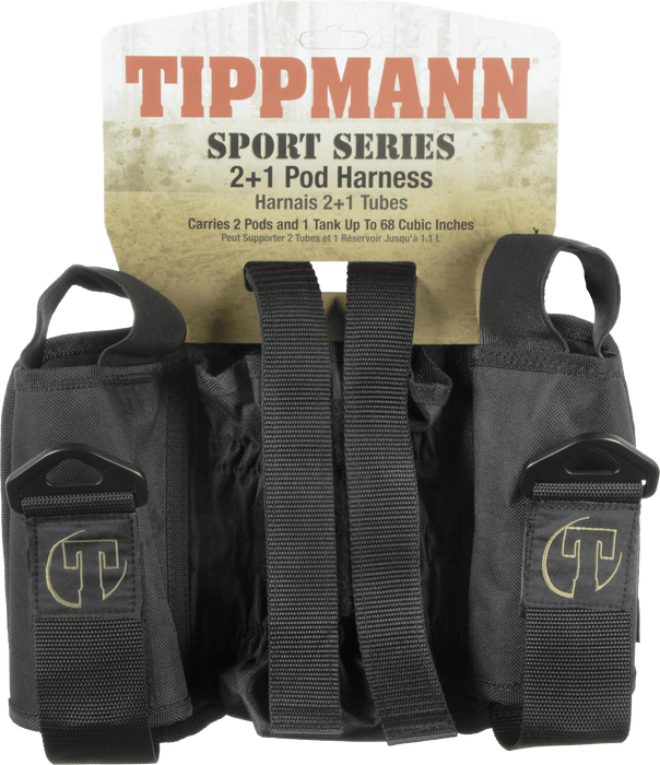 Tippmann 2+1 Pod Sport Series Paintball Harness- Black