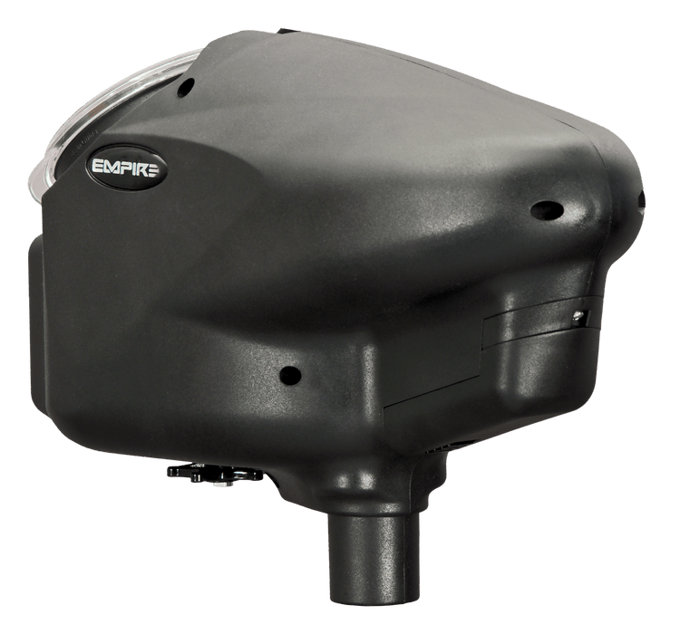 EMPIRE HALO TOO PAINTBALL HOPPER W/ BUILT-IN RIP DRIVE - MATTE BLACK
