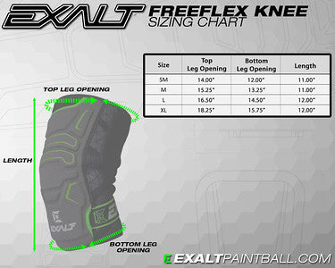 Exalt Freeflex Knee Pads- Black