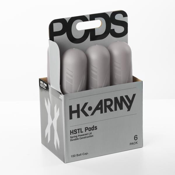 HK Army HSTL Pods - High Capacity 150 Round - Smoke/Black - 6 Pack