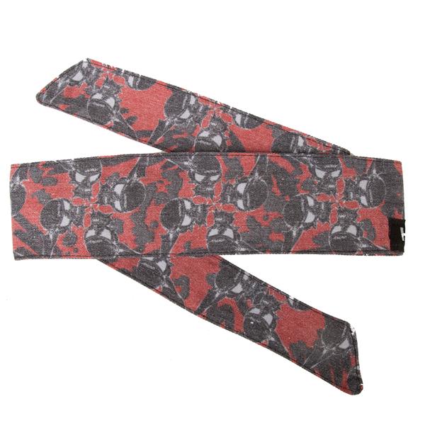 HK Army Hostilewear Headband- Skulls - Red/Black