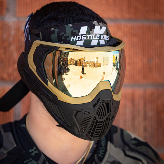 HK Army SLR Goggle Midas Gold/Black w/Gold Lens