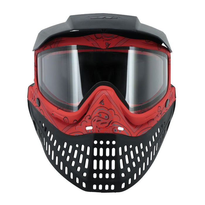 JT Bandana Series Proflex Paintball Mask - Red w/ Clear and Smoke Ther — CC  Paintball